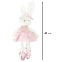 Maskotka pluszowa królik w różowej sukience 42cm Maskotka pluszowa królik w różowej sukience 42cm