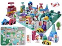 Klocki drewniane edukacyjne miasto puzzle 128el. Klocki drewniane edukacyjne miasto puzzle 128el.