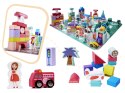 Klocki drewniane edukacyjne miasto puzzle 128el. Klocki drewniane edukacyjne miasto puzzle 128el.