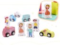 Klocki drewniane edukacyjne miasto puzzle 128el. Klocki drewniane edukacyjne miasto puzzle 128el.
