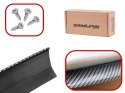 Dokładka zderzaka osłona uniwersalna spoiler carbon 2,5m czarna Dokładka zderzaka osłona uniwersalna spoiler carbon 2,5m czarna