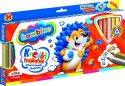 BAMBINO Kredki trójkątne w oprawie drewnianej 24 kolorów + temperówka BAMBINO Kredki trójkątne w oprawie drewnianej 24 kolorów + temperówka