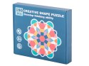 Puzzle drewniane układanka montessori kolorowa mozaika kształty 180 elementów Puzzle drewniane układanka montessori kolorowa mozaika kształty 180 elementów