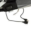 Plecak podróżny do samolotu wodoodporny kabel USB 45x16x28cm czarny Plecak podróżny do samolotu wodoodporny kabel USB 45x16x28cm czarny