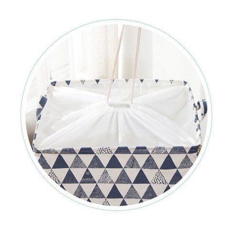 Pojemnik na zabawki kosz, worek na pranie ze ściągaczem 50x40x50 cm OR52WZ8