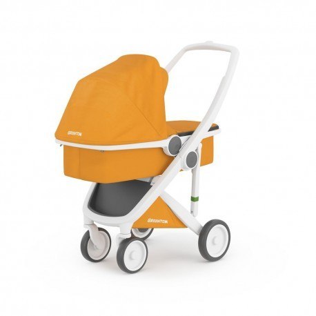 Greentom wózek carrycot (v.2.1) white-sunflower Greentom wózek carrycot (v.2.1) white-sunflower