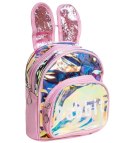 Uroczy dziecięcy plecak RABBIT hologram USZKA (Różowy) Uroczy dziecięcy plecak RABBIT hologram USZKA (Różowy)