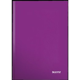 BRULION LEITZ WOW A4/80K KRATKA, FIOLETOWY