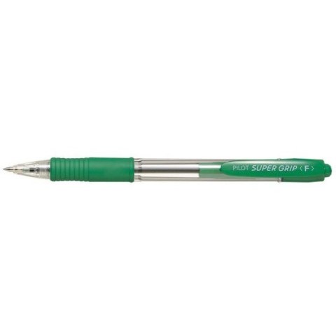 DŁUGOPIS AUTOMATYCZNY OLEJOWY PILOT SUPER GRIP, ZIELONY DŁUGOPIS AUTOMATYCZNY OLEJOWY PILOT SUPER GRIP, ZIELONY