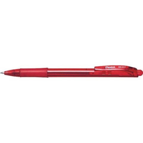 DŁUGOPIS AUTOMATYCZNY PENTEL BK417, CZERWONY DŁUGOPIS AUTOMATYCZNY PENTEL BK417, CZERWONY