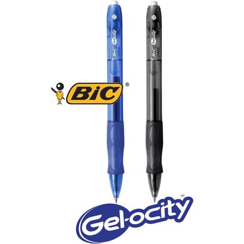 Długopis żelowy BiC Gelocity, NIEBIESKI Długopis żelowy BiC Gelocity, NIEBIESKI