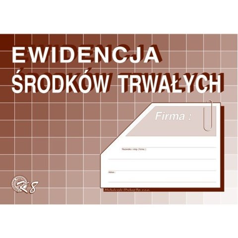 EWIDENCJA ŚRODKÓW TRWAŁYCH (OFFSET) MICHALCZYK I PROKOP A5 EWIDENCJA ŚRODKÓW TRWAŁYCH (OFFSET) MICHALCZYK I PROKOP A5