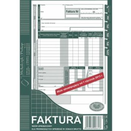 FAKTURA BRUTTO A5 (PION) (O+1K) MICHALCZYK I PROKOP