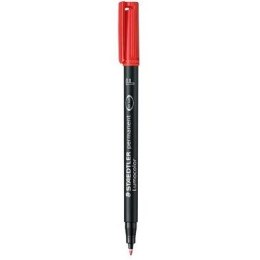 FOLIOPIS STAEDTLER LUMOCOLOR F, CZERWONY