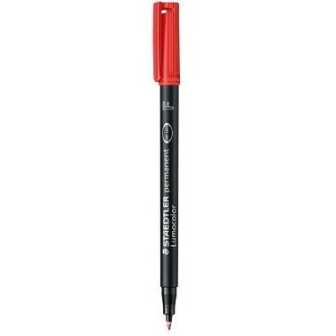 FOLIOPIS STAEDTLER LUMOCOLOR F, CZERWONY FOLIOPIS STAEDTLER LUMOCOLOR F, CZERWONY
