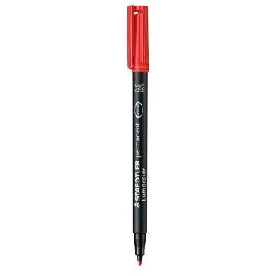 FOLIOPIS STAEDTLER LUMOCOLOR M, CZERWONY FOLIOPIS STAEDTLER LUMOCOLOR M, CZERWONY