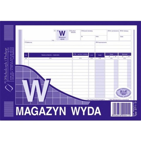 MAGAZYN WYDA (WIELOKOPIA) MICHALCZYK I PROKOP A5 MAGAZYN WYDA (WIELOKOPIA) MICHALCZYK I PROKOP A5
