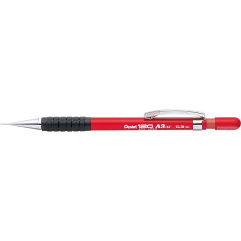 OŁÓWEK AUTOMATYCZNY PENTEL A313 0.3 MM CZERWONY, CZERWONY OŁÓWEK AUTOMATYCZNY PENTEL A313 0.3 MM CZERWONY, CZERWONY