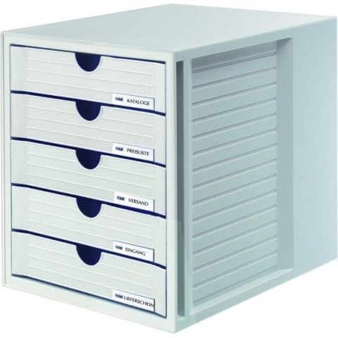 POJEMNIK 5 SZUFLAD HAN SYSTEM-BOX, SZARY POJEMNIK 5 SZUFLAD HAN SYSTEM-BOX, SZARY