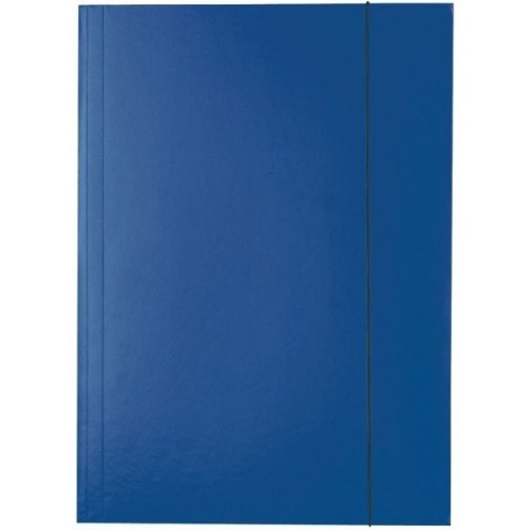 TECZKA KARTONOWA Z GUMKĄ ESSELTE A4/400g GRANATOWA TECZKA KARTONOWA Z GUMKĄ ESSELTE A4/400g GRANATOWA