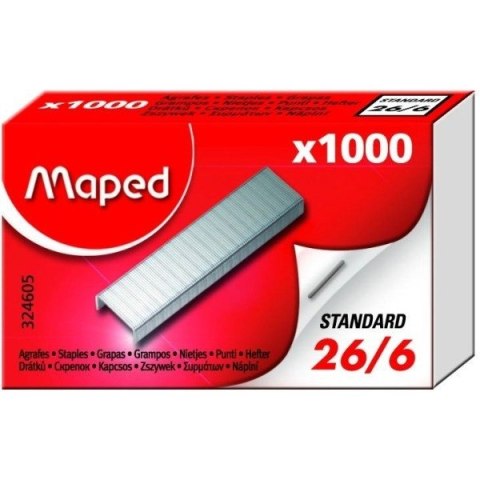 ZSZYWKI MAPED 26/6 1000 SZT ZSZYWKI MAPED 26/6 1000 SZT