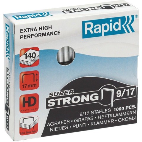 ZSZYWKI RAPID SUPER STRONG 9/17 1000 SZT ZSZYWKI RAPID SUPER STRONG 9/17 1000 SZT