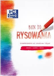 Blok rysunkowy Oxford A3/20k biały Blok rysunkowy Oxford A3/20k biały
