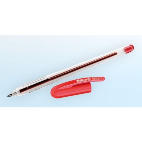 DŁUGOPIS PELIKAN STICK K86, CZERWONY DŁUGOPIS PELIKAN STICK K86, CZERWONY