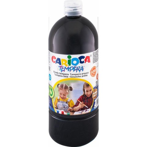 Farba tempera Carioca 1000ml czarna Farba tempera Carioca 1000ml czarna