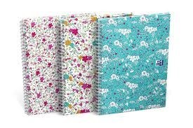 Kołozeszyt Oxford Floral A5/60k kratka mix kolorów Kołozeszyt Oxford Floral A5/60k kratka mix kolorów