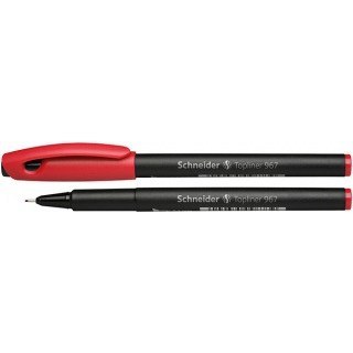 CIENKOPIS SCHNEIDER TOPLINER 967 0.4mm, CZERWONY CIENKOPIS SCHNEIDER TOPLINER 967 0.4mm, CZERWONY