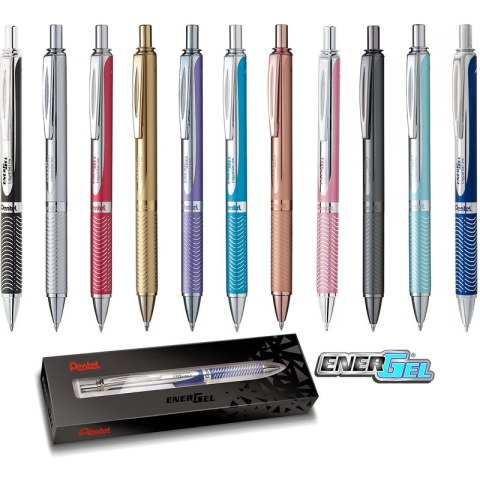 PIÓRO KULKOWE PENTEL ENERGEL BL407, CZARNY