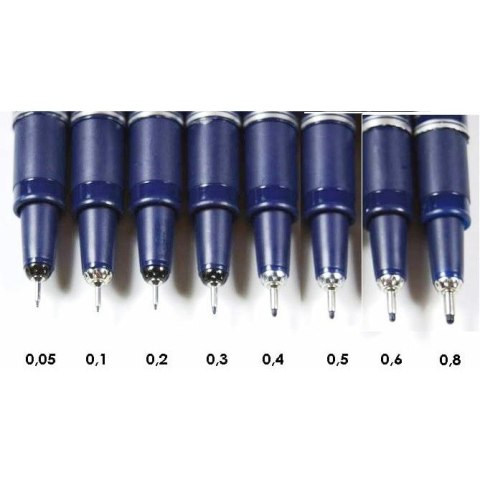Cienkopis kreślarski Rystor Technic 0.1mm, NIEBIESKI Cienkopis kreślarski Rystor Technic 0.1mm, NIEBIESKI