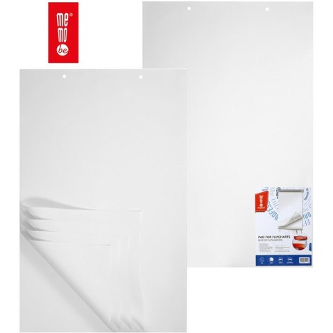 Blok do flipchartu MemoBe 65x100cm gładki (20) Blok do flipchartu MemoBe 65x100cm gładki (20)