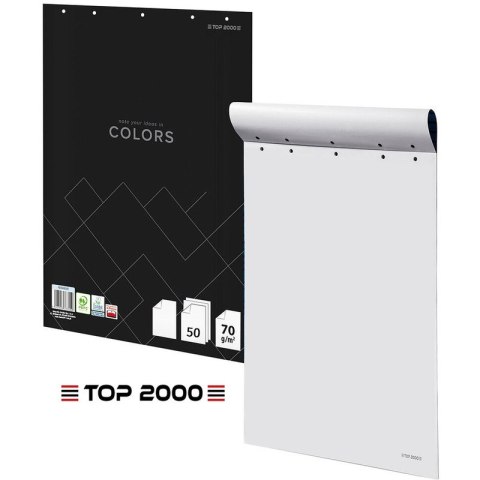 Blok do flipchartu Top 2000 Colors 64x90cm gładki (50) Blok do flipchartu Top 2000 Colors 64x90cm gładki (50)