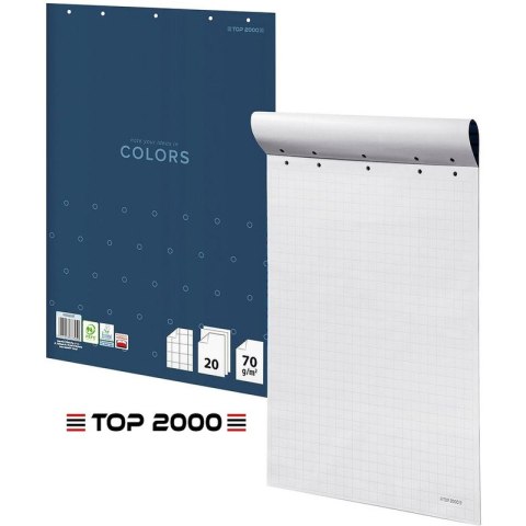 Blok do flipchartu Top 2000 Colors 64x90cm kratka (20) Blok do flipchartu Top 2000 Colors 64x90cm kratka (20)