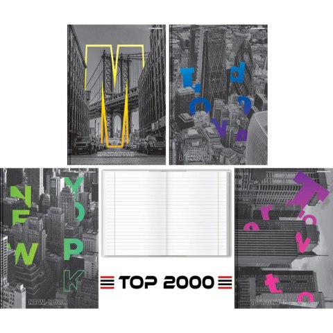 Brulion Top 2000 City A4/96k linia Brulion Top 2000 City A4/96k linia