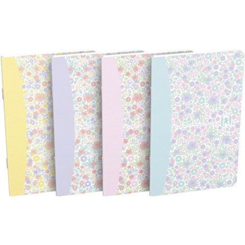 Zeszyt Oxford Floral 90x140mm/30k linia mix kolorów Zeszyt Oxford Floral 90x140mm/30k linia mix kolorów
