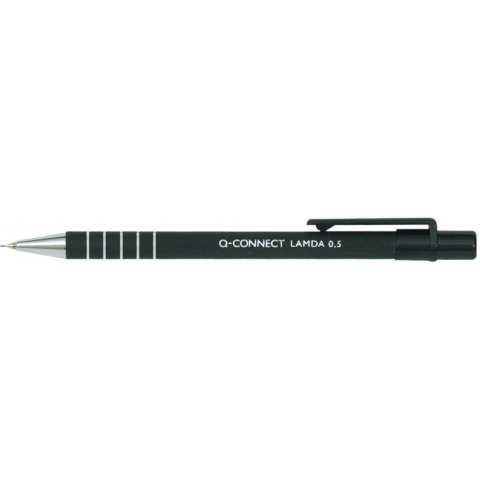 Ołówek automatyczny Q-Connect Lambda 0.5mm czarny Ołówek automatyczny Q-Connect Lambda 0.5mm czarny