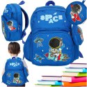 Plecak dla przedszkolaka szkolny dziecięcy astronauta 30x14x23cm Plecak dla przedszkolaka szkolny dziecięcy astronauta 30x14x23cm
