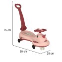Jeździk grawitacyjny LED Swing FIX S1 skuter z rączką różowy max 65kg Jeździk grawitacyjny LED Swing FIX S1 skuter z rączką różowy max 65kg