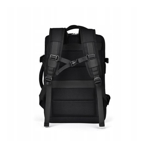 Plecak podróżny, kabinowy do samolotu, wodoodporny z USB, 44x30x16/26cm PL174