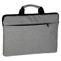 Torba na laptopa 15,6 cali etui pokrowiec teczka damska męska szara Torba na laptopa 15,6 cali etui pokrowiec teczka damska męska szara