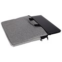 Torba na laptopa 15,6 cali etui pokrowiec teczka damska męska szara Torba na laptopa 15,6 cali etui pokrowiec teczka damska męska szara