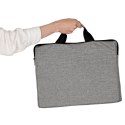 Torba na laptopa 15,6 cali etui pokrowiec teczka damska męska szara Torba na laptopa 15,6 cali etui pokrowiec teczka damska męska szara