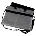 Torba na laptopa 15,6 cali etui pokrowiec z paskiem teczka damska męska mocna szara Torba na laptopa 15,6 cali etui pokrowiec z paskiem teczka damska męska mocna szara