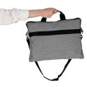 Torba na laptopa 15,6 cali etui pokrowiec z paskiem teczka damska męska mocna szara Torba na laptopa 15,6 cali etui pokrowiec z paskiem teczka damska męska mocna szara