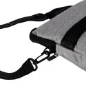 Torba na laptopa 15,6 cali etui pokrowiec z paskiem teczka damska męska mocna szara Torba na laptopa 15,6 cali etui pokrowiec z paskiem teczka damska męska mocna szara