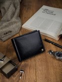Skórzany portfel męski z systemem RFID - Rovicky Skórzany portfel męski z systemem RFID - Rovicky