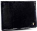 Skórzany portfel męski z systemem RFID - Rovicky Skórzany portfel męski z systemem RFID - Rovicky